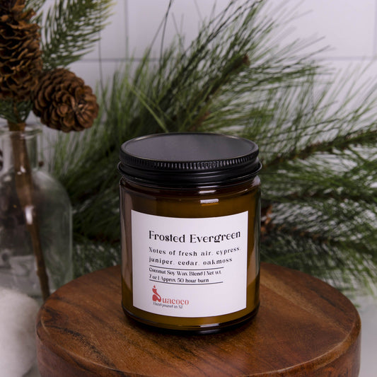 Frosted Evergreen - Fresh Air, Cypress, Cedar, Oakmoss