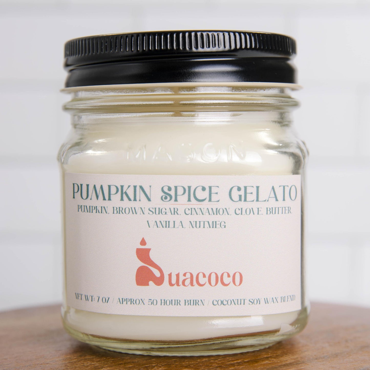 Pumpkin Spice Gelato -  Pumpkin, Brown Sugar, Cinnamon, Clove, Vanilla, Nutmeg