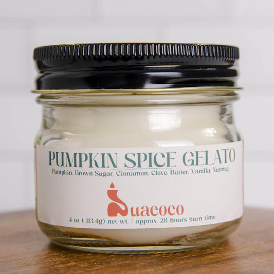Pumpkin Spice Gelato -  Pumpkin, Brown Sugar, Cinnamon, Clove, Vanilla, Nutmeg