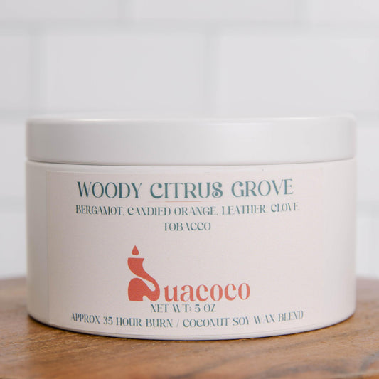 Woody Citrus Grove - Bergamot, Leather, Rosemary, Patchouli